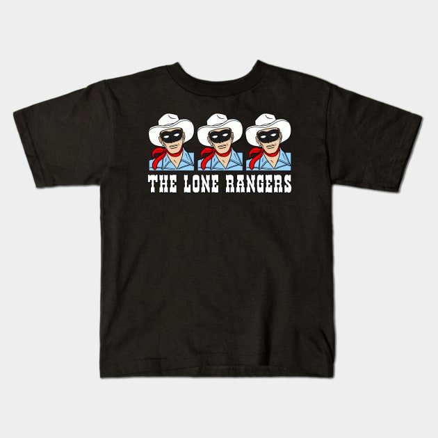 The Lone Rangers Kids T-Shirt by BigOrangeShirtShop